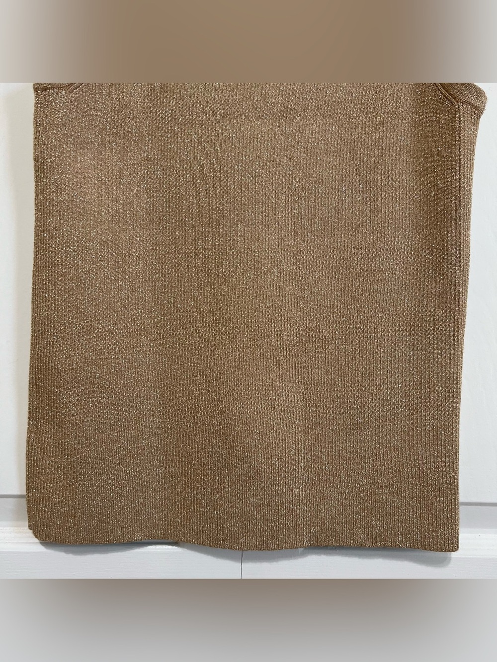 Lilly Pulitzer Esli Sleeveless Sweater Tank in Sand Bar Metallic Size Medium - Picture 8 of 13